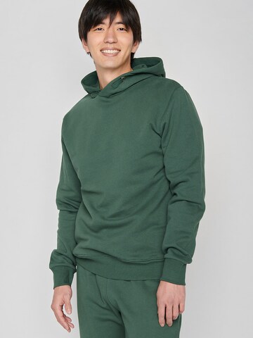 Felpa di GREENBOMB in verde: frontale