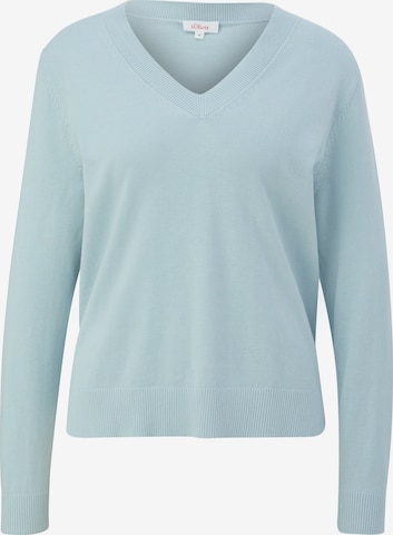 Pull-over s.Oliver en bleu : devant