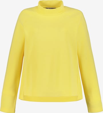 Ulla Popken Sweatshirt in Yellow: front