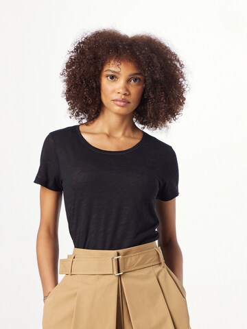 Sisley - Camiseta en negro: frente