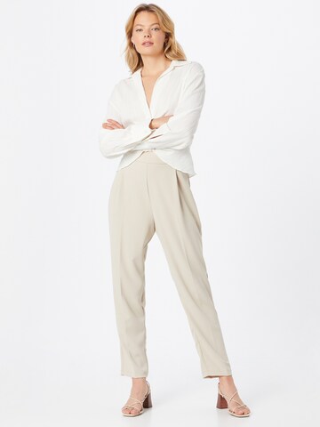 Effilé Pantalon à pince IMPERIAL en beige