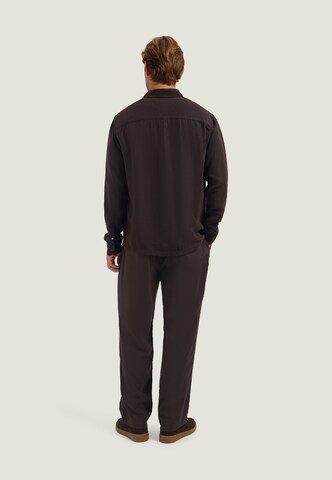 Coupe regular Chemise 'Caleb' Dstrezzed en marron