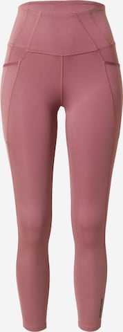Skinny Pantaloni sport de la new balance pe roz: față
