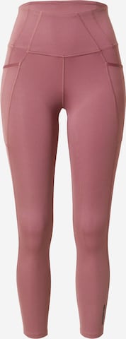 new balance Skinny Workout Pants in Pink: front