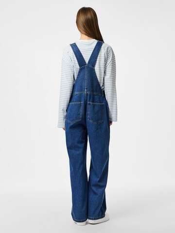 PIECES Regular Tuinbroek 'PCFENNA ' in Blauw