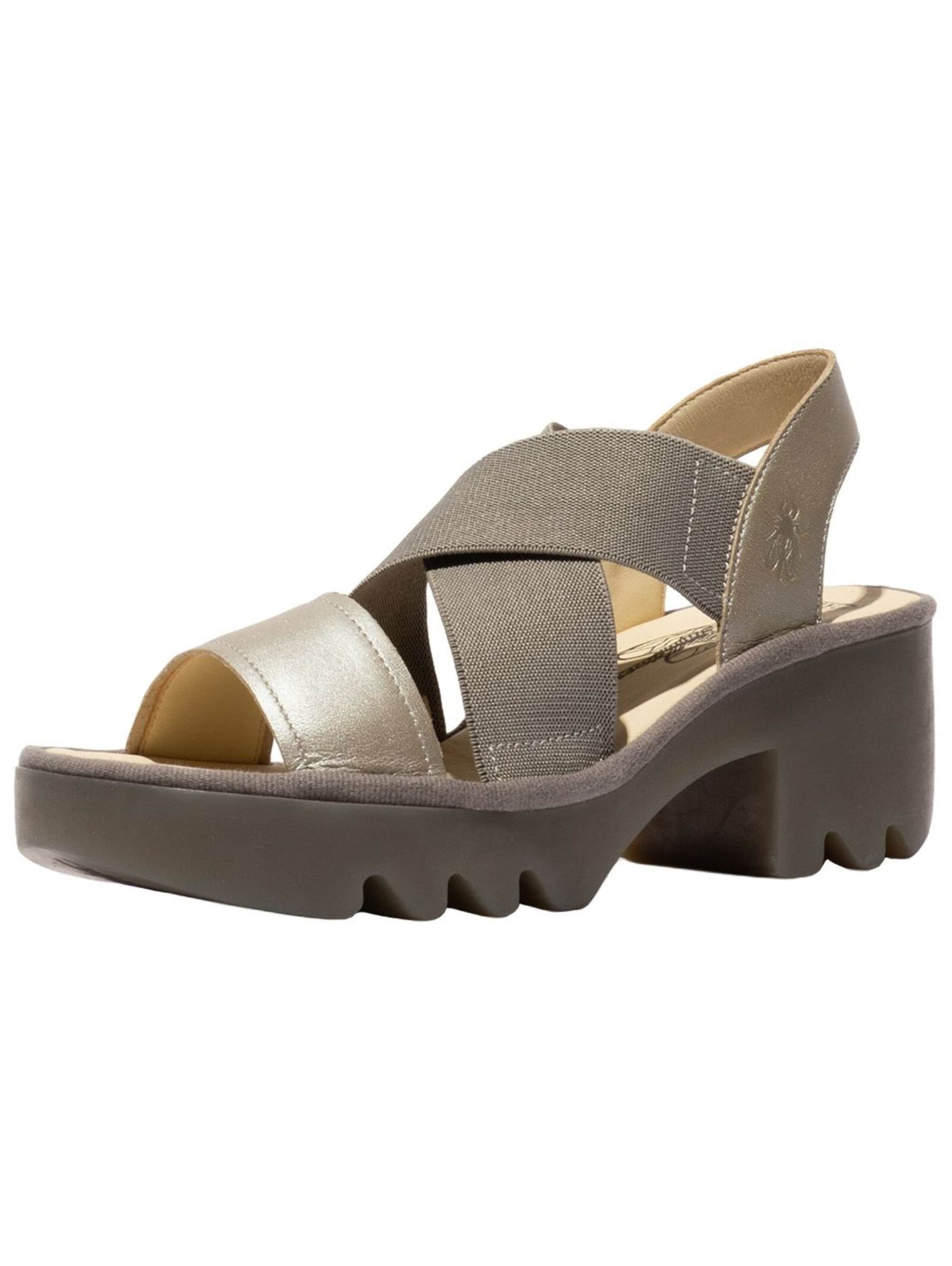 Sandales FLY LONDON en beige : devant