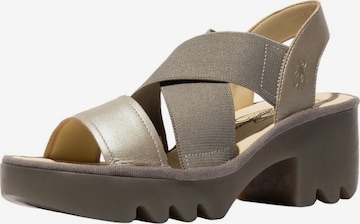 Sandales FLY LONDON en beige : devant