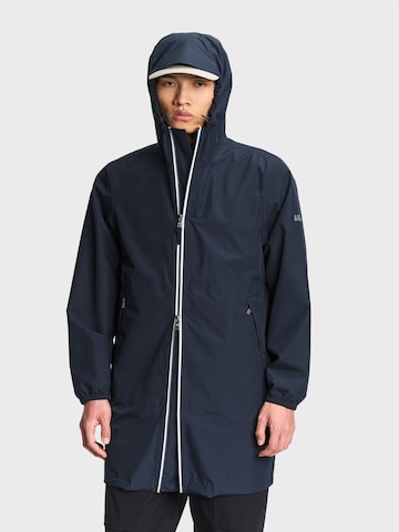 AIGLE Functionele jas 'Rainpack 90' in Blauw: voorkant