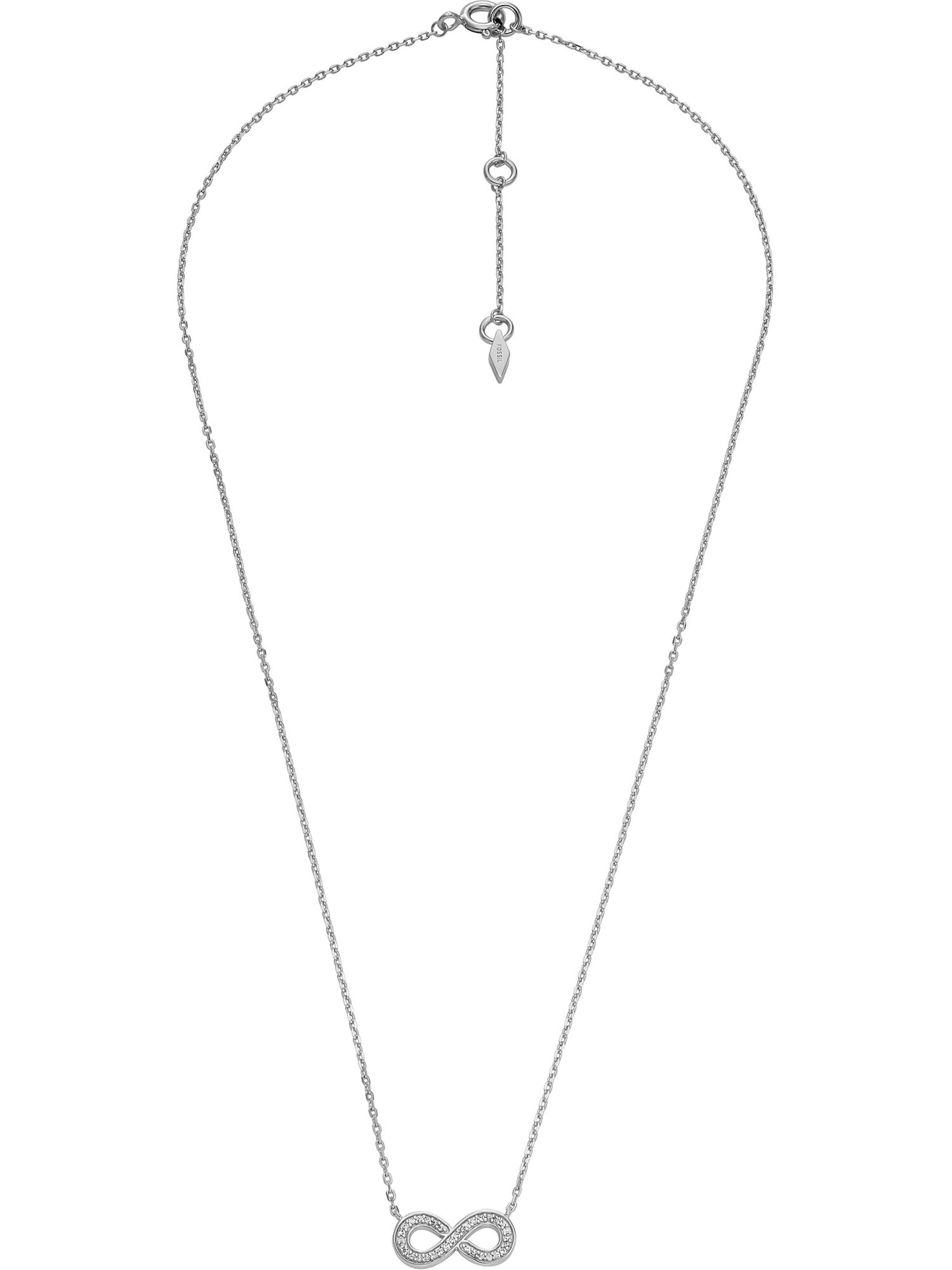 FOSSIL Necklace in Silver: front