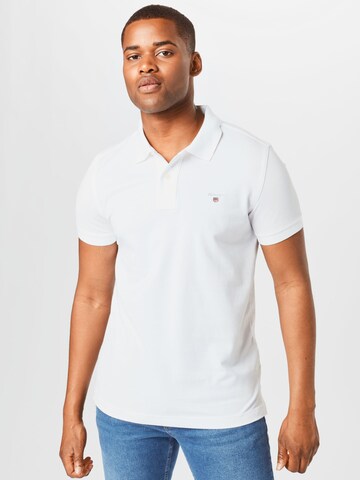 T-Shirt GANT en blanc : devant