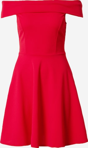 WAL G. - Vestido de cocktail 'GEORGE' em vermelho: frente