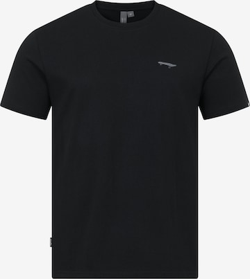 melns Ragwear T-Krekls: no priekšpuses
