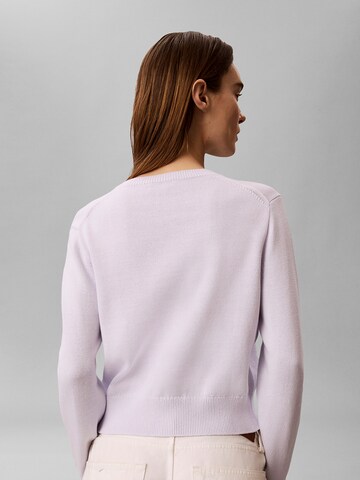 Calvin Klein Jeans Regular Sweater in Purple