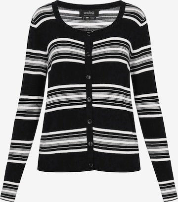 usha BLACK LABEL - Cárdigan 'Classic' en negro: frente