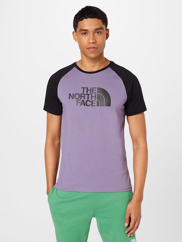 THE NORTH FACE Shirt in Lila: voorkant