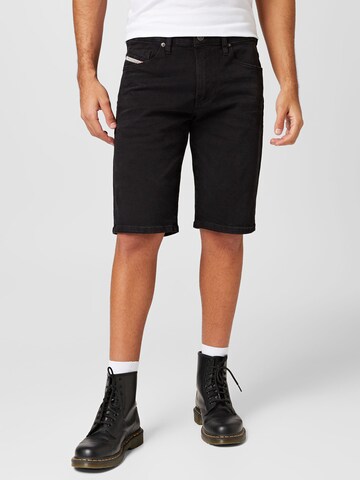 DIESEL Slimfit Shorts in Schwarz: predná strana