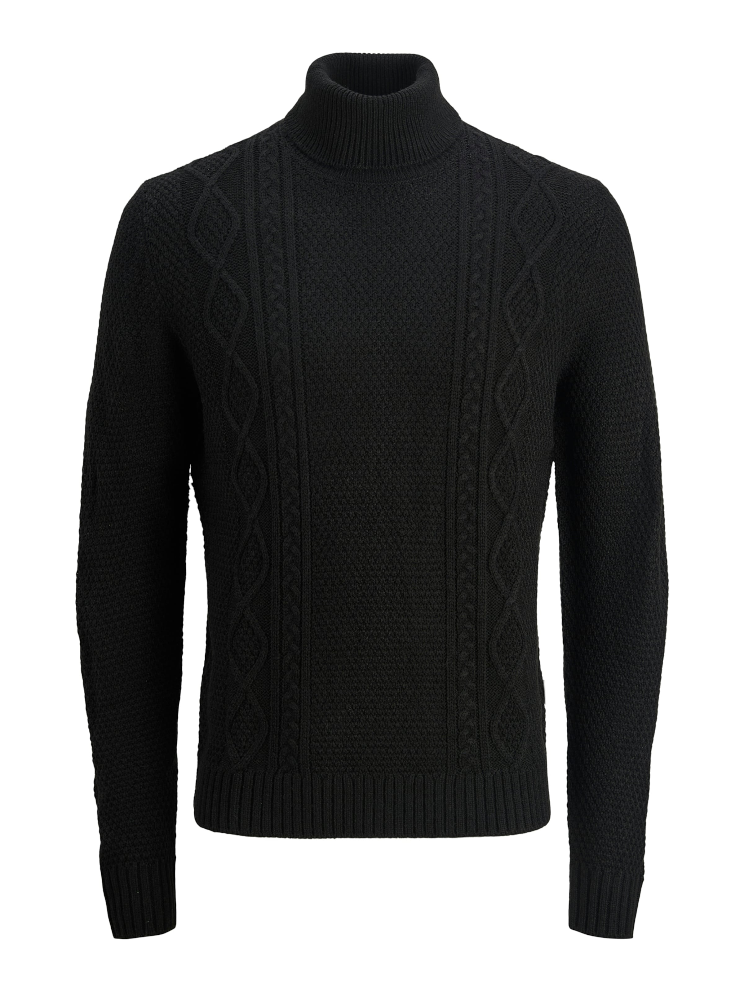JJ Rebel Pullover 'JREBJOSH' in Schwarz: Vorderseite