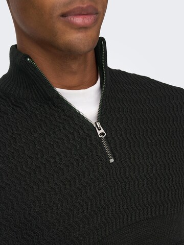 Only & Sons Sweater in Black