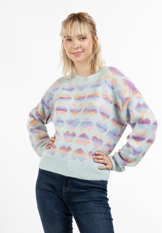 Pull-over MYMO en bleu : devant