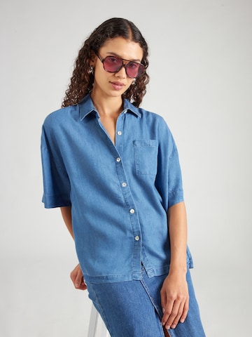 Sublevel - Blusa en azul: frente