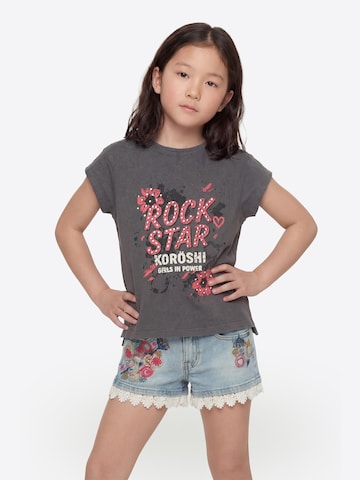 KOROSHI Majica | siva barva: sprednja stran