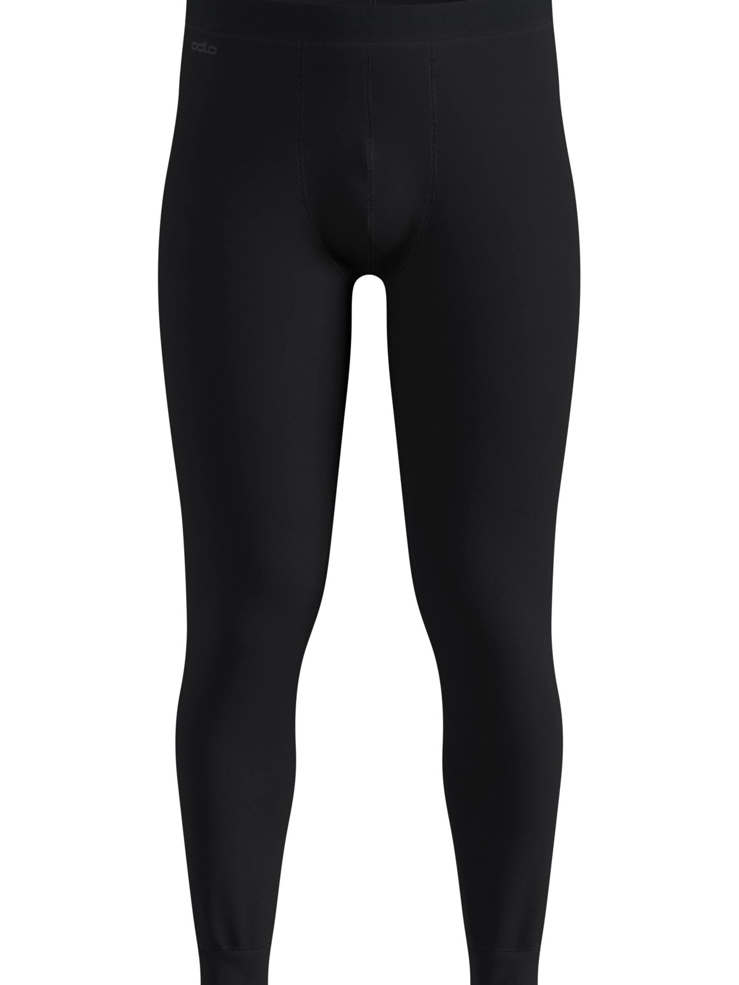 ODLO Slimfit Sporthose 'MERINO 260'‌‌ in Schwarz: Vorderseite