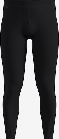 Coupe slim Pantalon de sport 'MERINO 260' ODLO en noir : devant