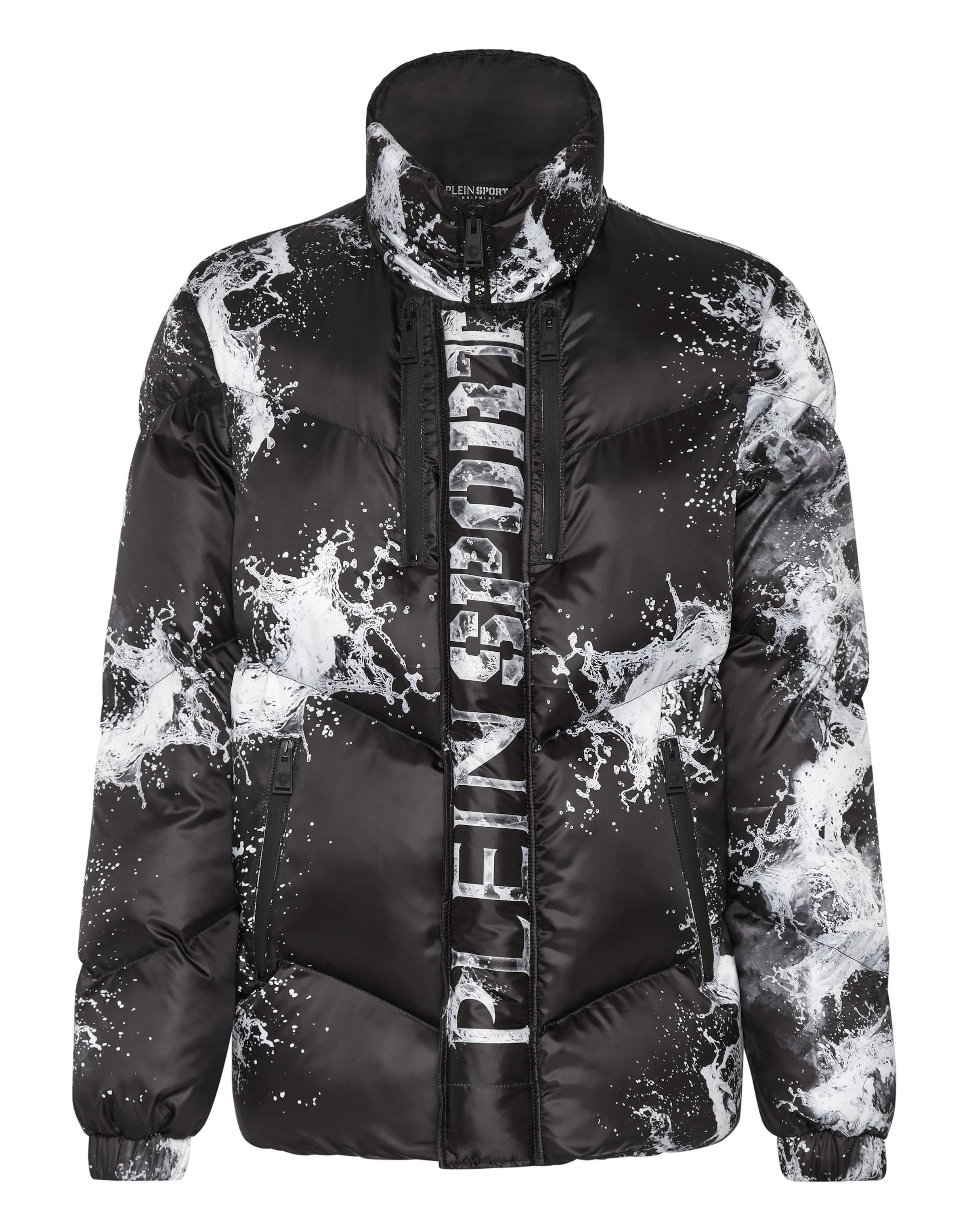 Plein Sport - Chaqueta de entretiempo 'Splash Extreme' en negro: frente