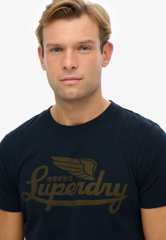 Superdry Shirt 'Heritage' in Blauw