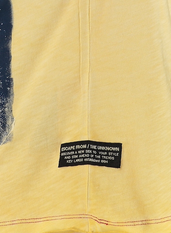Key Largo Shirt 'MT HOUSTON' in Gelb