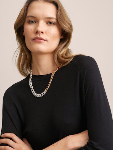MANGO Pullover 'LUCCA' in Schwarz