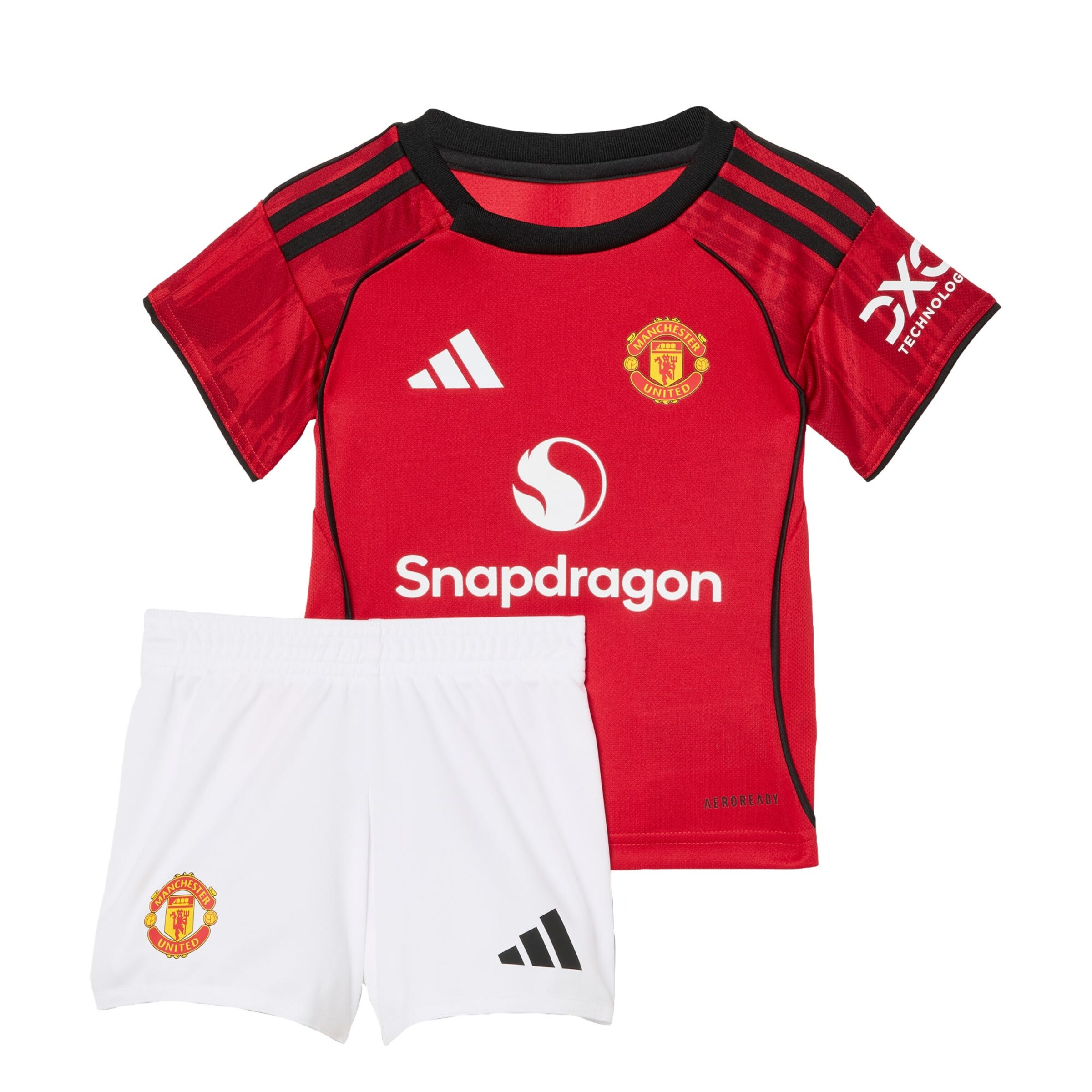 ADIDAS PERFORMANCE Trainingsanzug 'Manchester United 25/26 Home Baby Kit' in Rot: Vorderseite