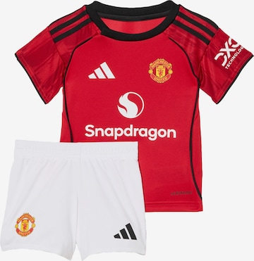 ADIDAS PERFORMANCE - Chándal 'Manchester United 25/26 Home Baby Kit' en rojo: frente