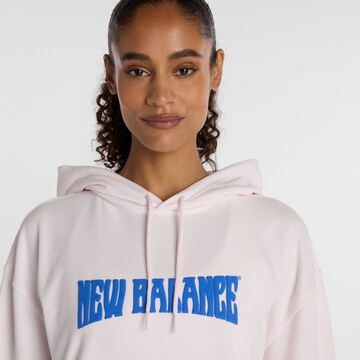 new balance Sweatshirt 'Wavy' in Pink