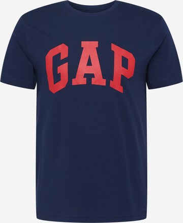 GAP Regular Fit T-Shirt in Blau: predná strana