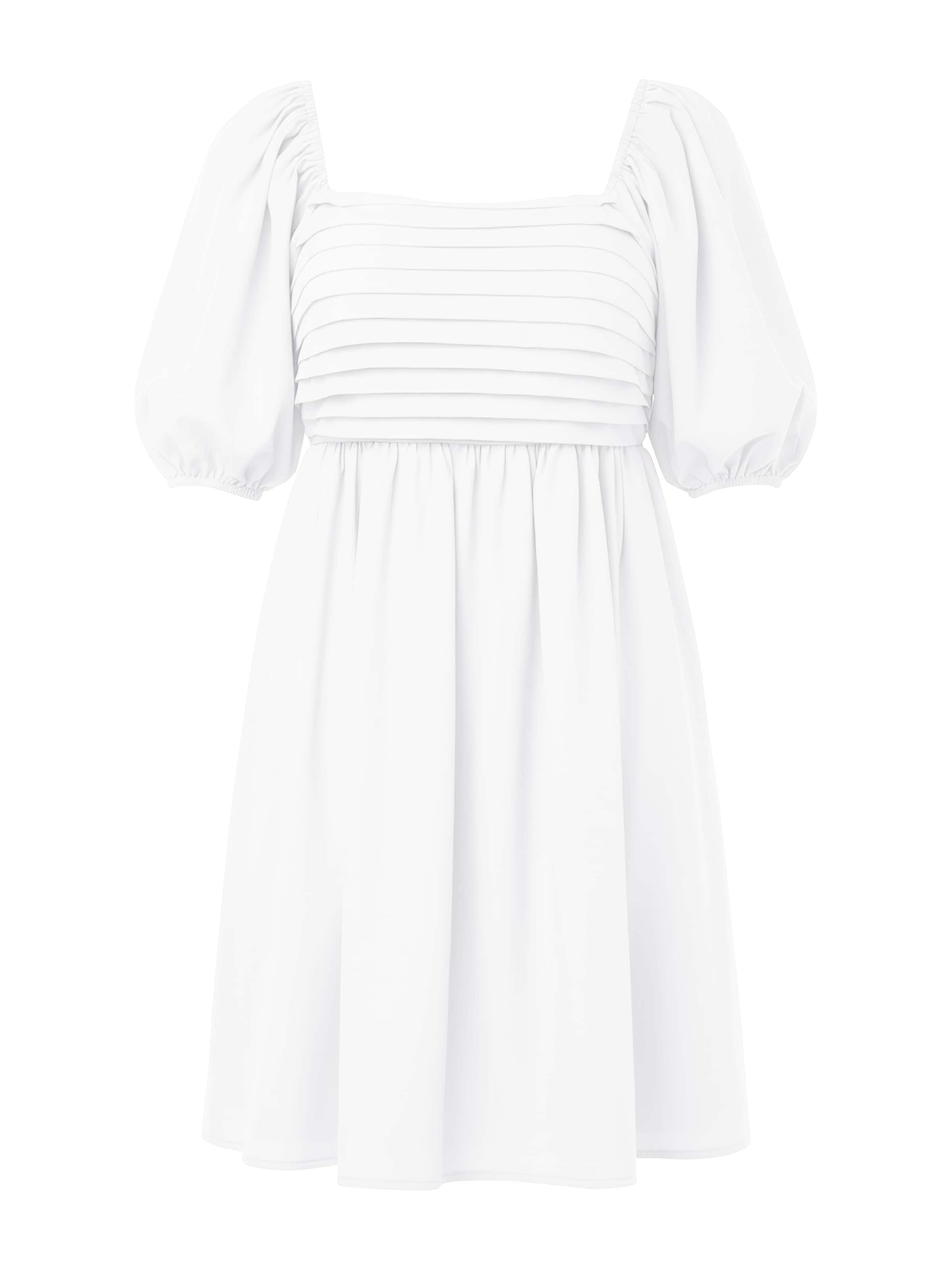 Imily Bela Kleid in Weiß: Vorderseite