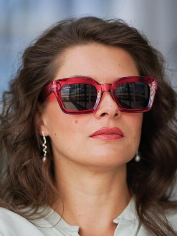 Lunettes de soleil 'Luum Sunglasses - Sustainable Polarized UV400 Protection' La Moda Me en rose