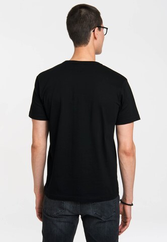 LOGOSHIRT Shirt 'Hangover - Some Guys' in Zwart