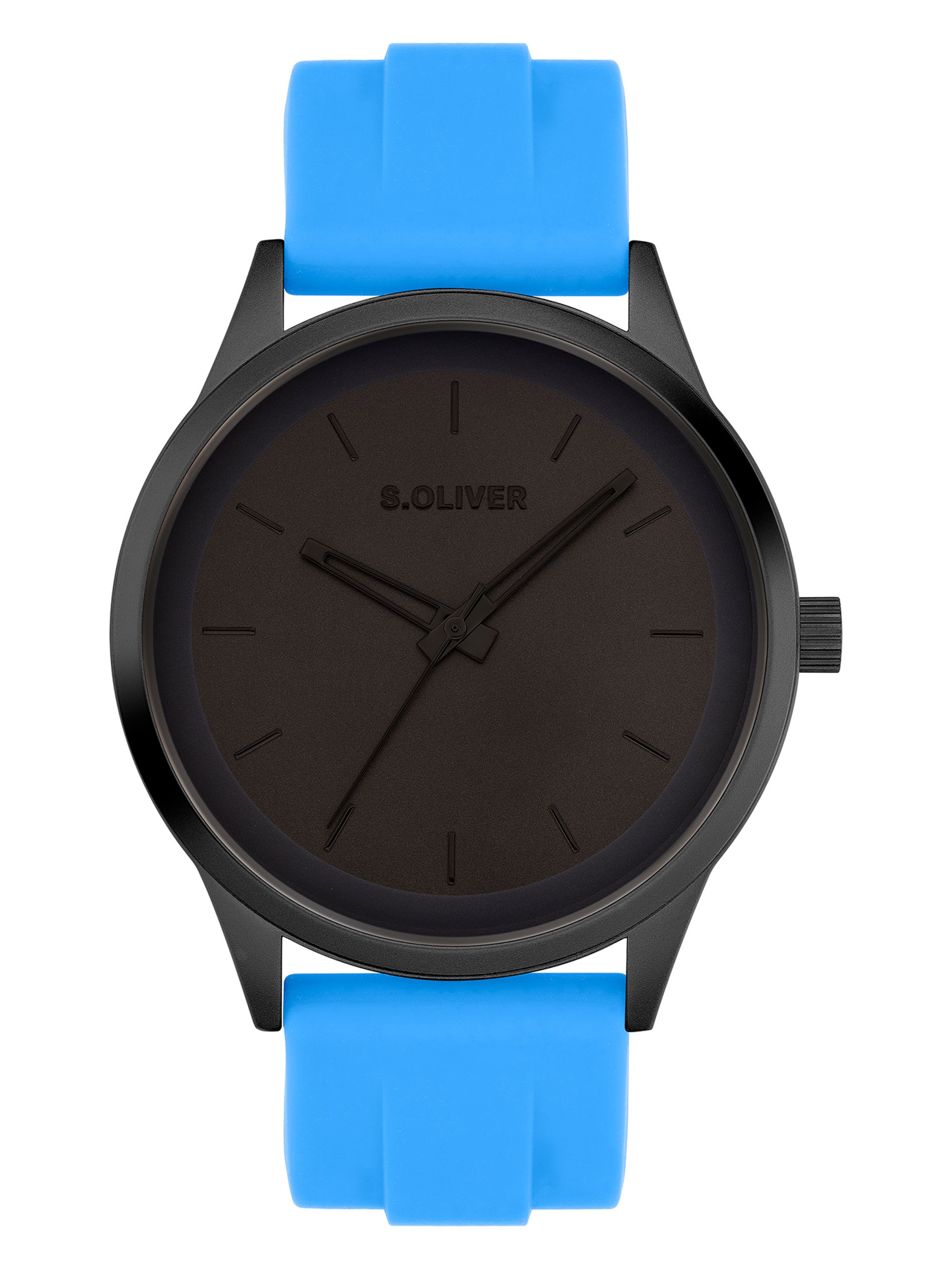 s.Oliver Analog Watch in Blue: front