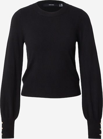 Pulover 'VMHAPPY' de la VERO MODA pe negru: față