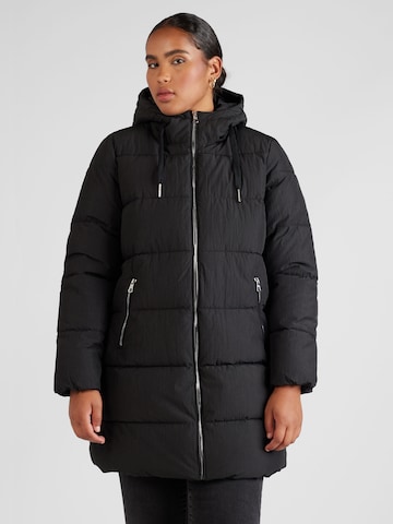 Manteau d’hiver 'Dolly' ONLY Carmakoma en noir : devant