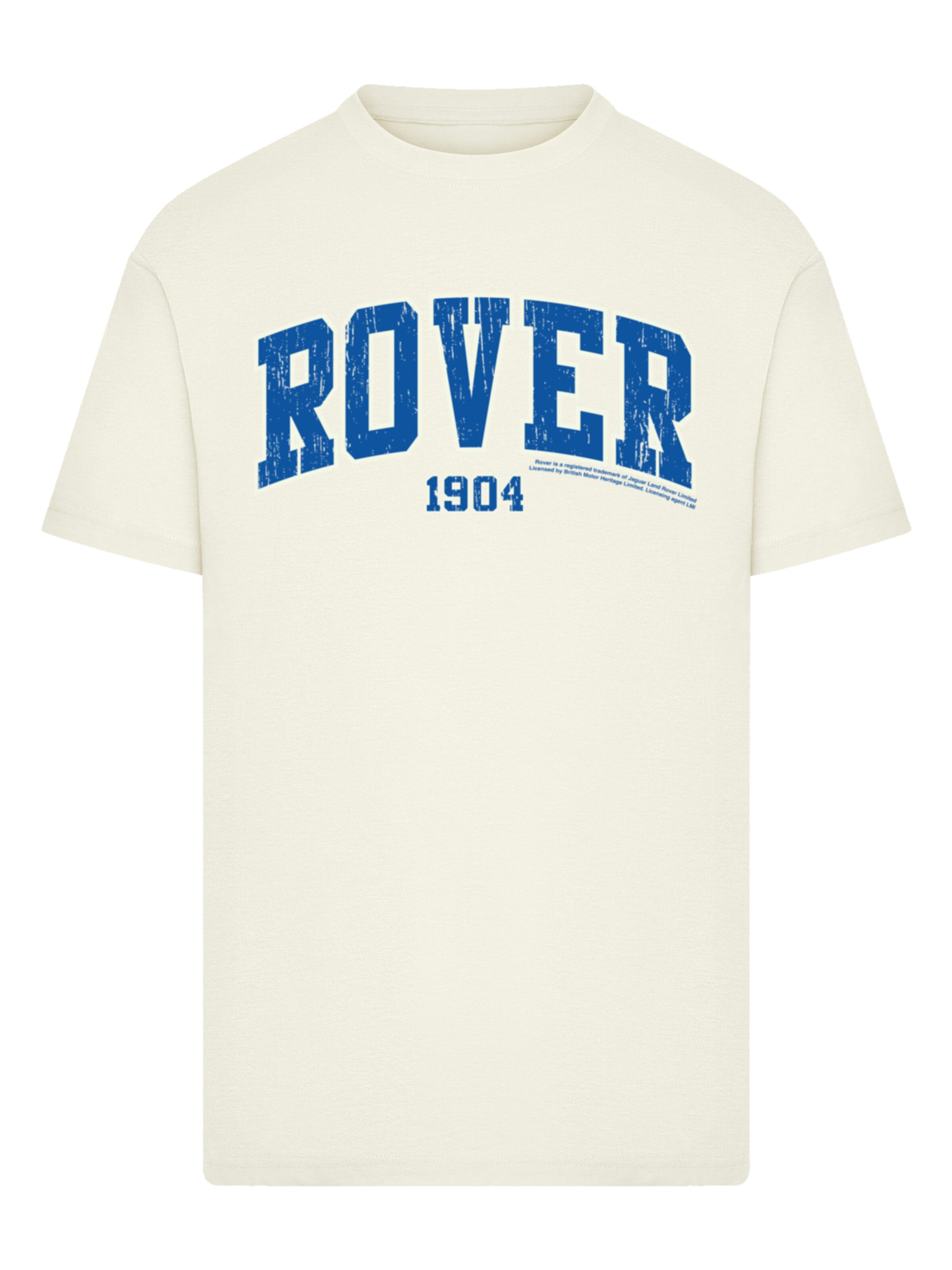 F4NT4STIC Shirt 'British Motor Heritage Rover Car 1904 College' in Beige: front