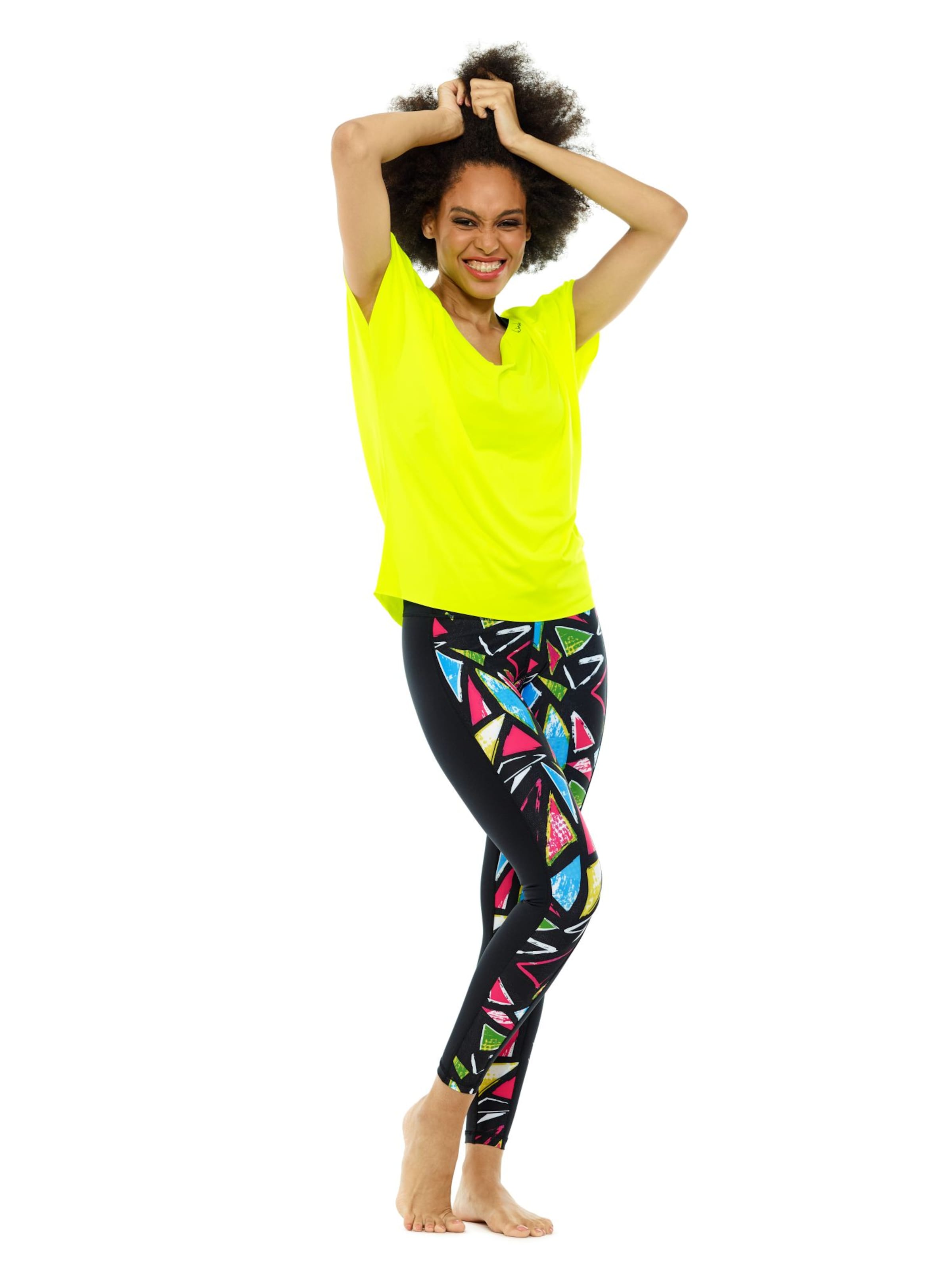 Winshape Performance shirt 'DT101' in Yellow