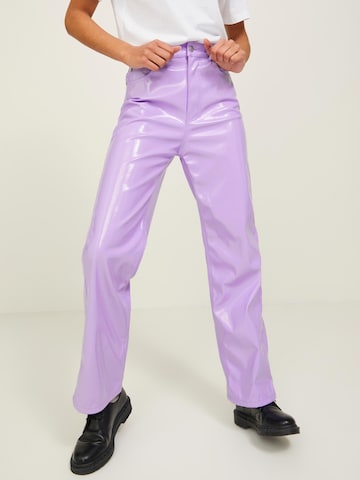 JJXX Loose fit Pants 'Kenya' in Purple: front