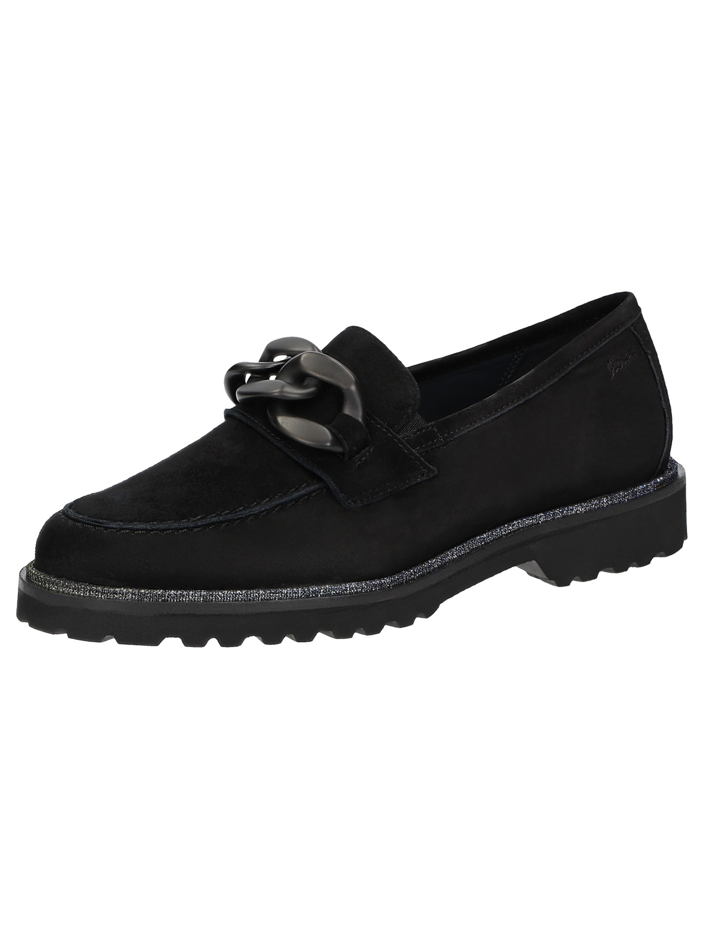SIOUX Slipper 'Meredith-744' in Schwarz: Vorderseite