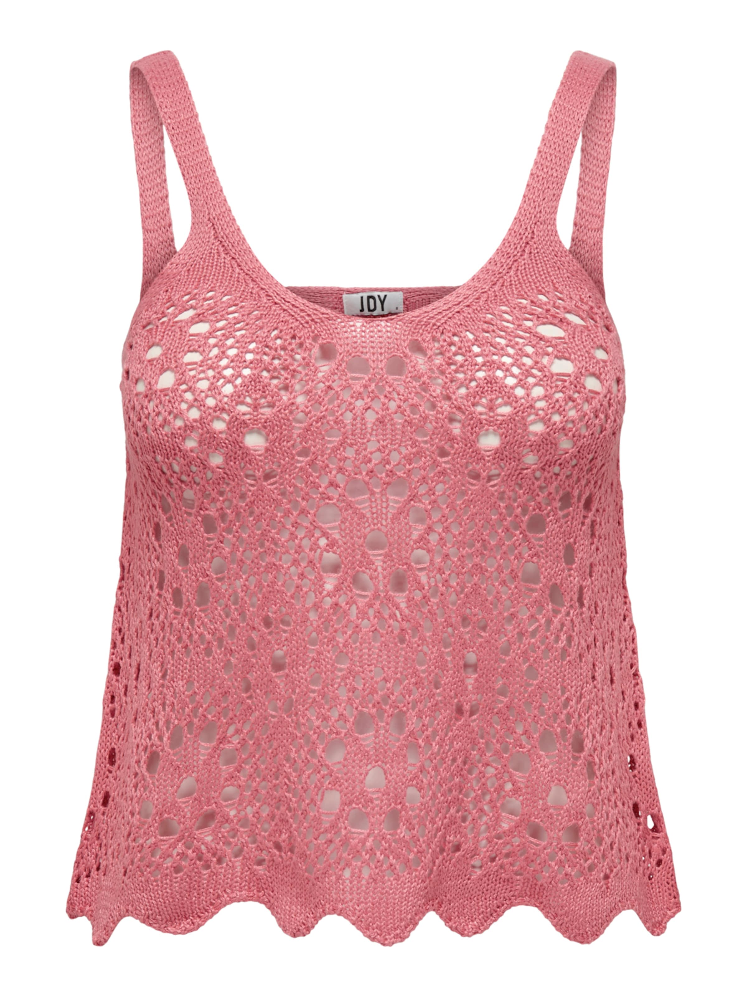 JDY Gebreide top 'Natascha' in Roze: voorkant