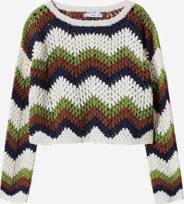 MANGO Sweater 'Ferrara' in White: front