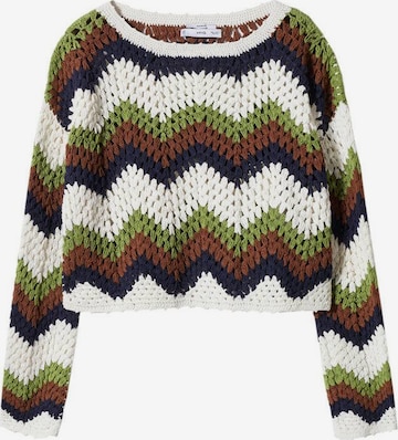 MANGO Sweater 'Ferrara' in White: front