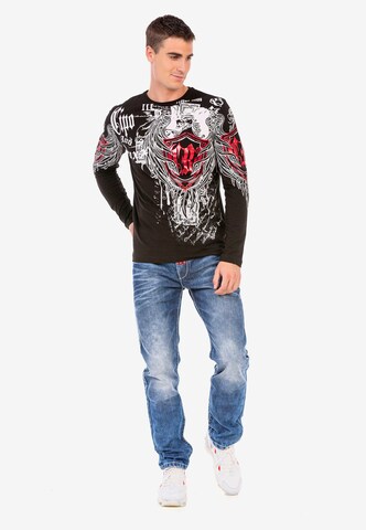 CIPO & BAXX Shirt in Zwart