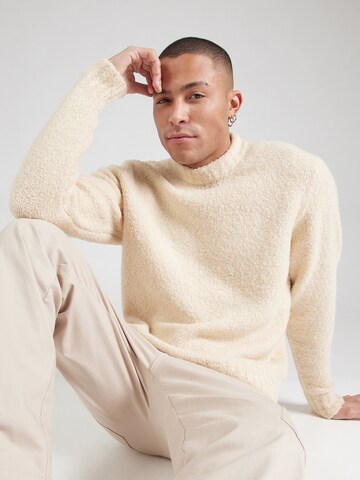 JACK & JONES Pullover 'JORAXEL' i beige